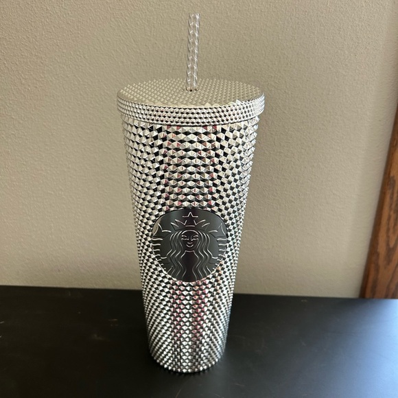 Starbucks Mickey Mouse Disney 100 Walt Disney World Silver Textured Tumbler NWT - Picture 5 of 7